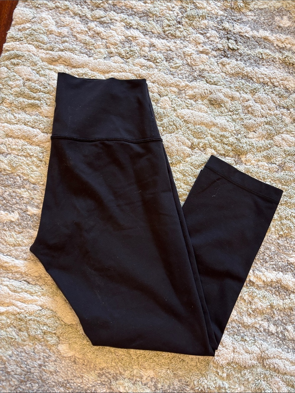 lululemon athletica Black High-Rise Performance Leggings cropped